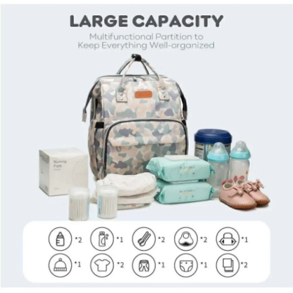 Yoofoss Baby Nappy Multi Function Changing Travel Back Pack.